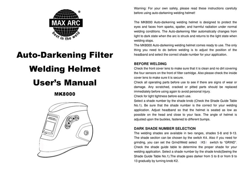 MAX ARC MK8000 user manual MAX ARC MK8000 user manual