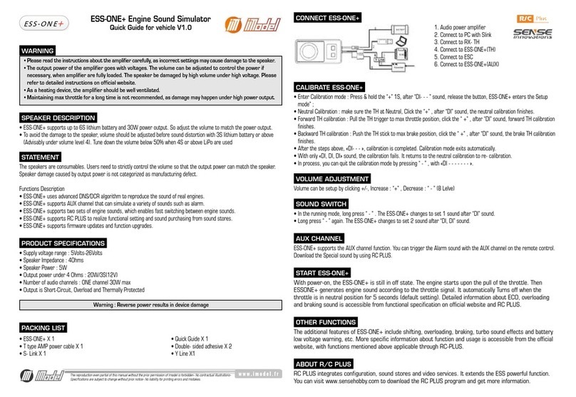 iModel ESS-ONE+ quick guide iModel ESS-ONE+ quick guide
