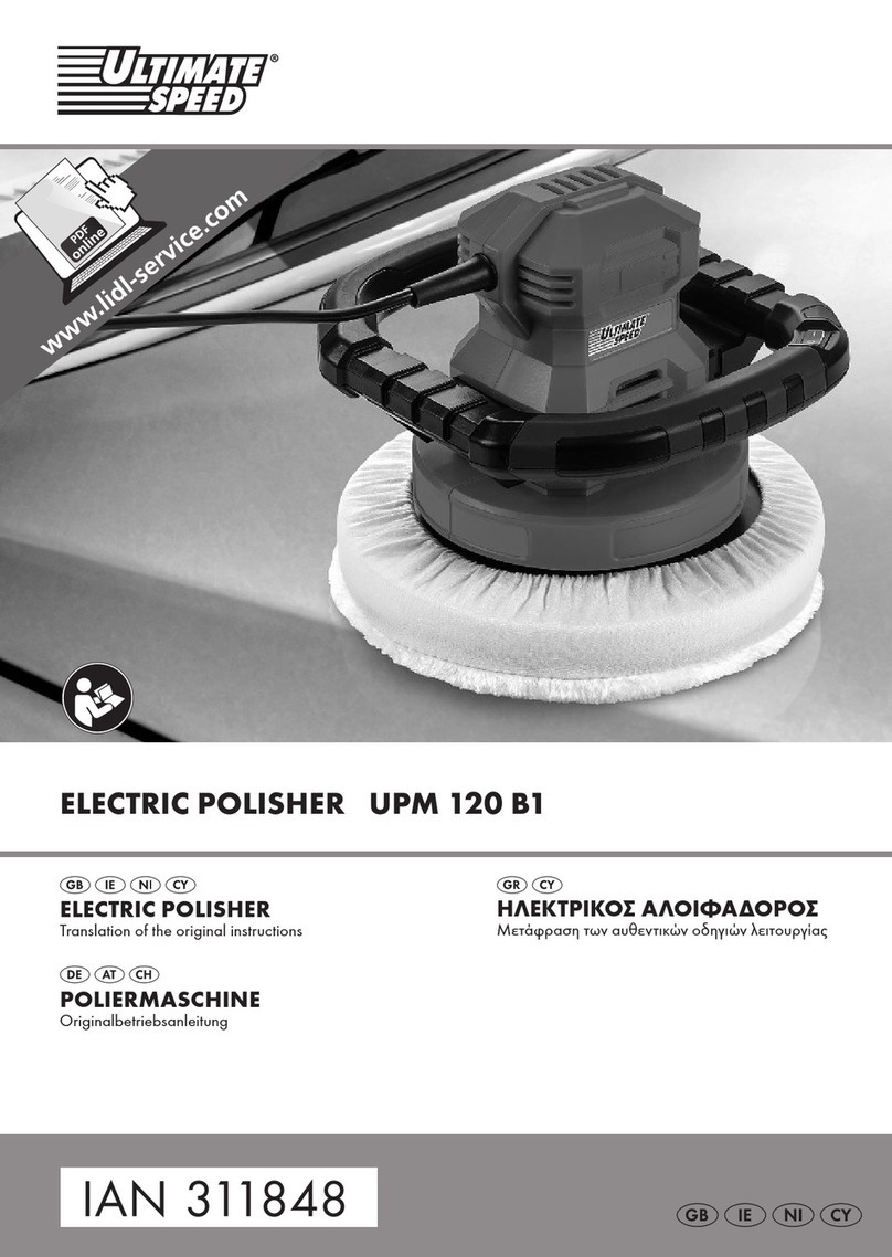 ULTIMATE SPEED UPM 120 B1 User manual