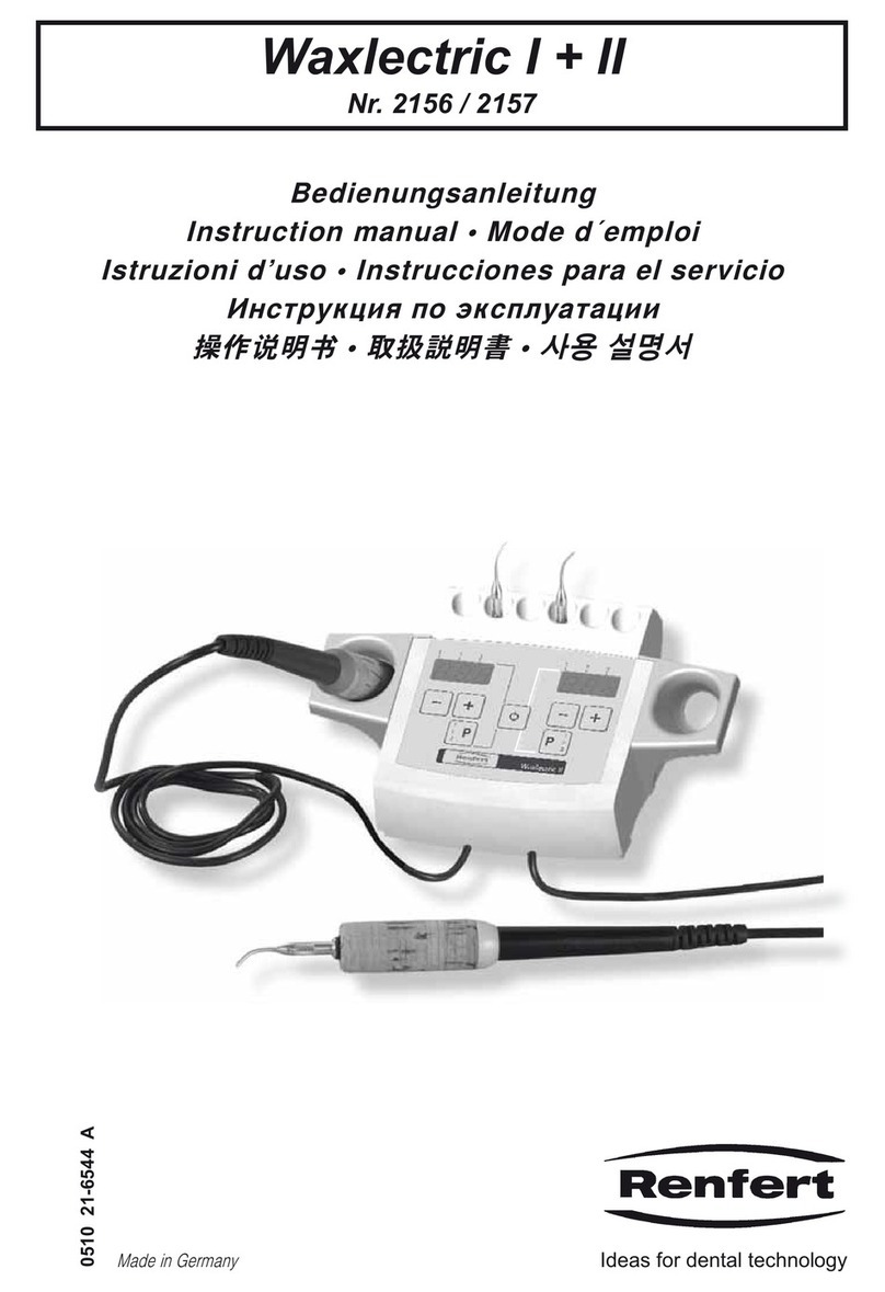 Renfert Waxlectric light I User manual