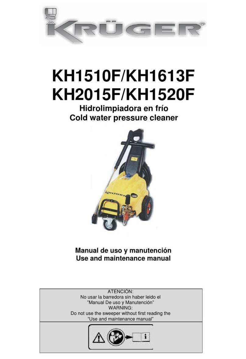 Kruger KH1510F Use and maintenance manual