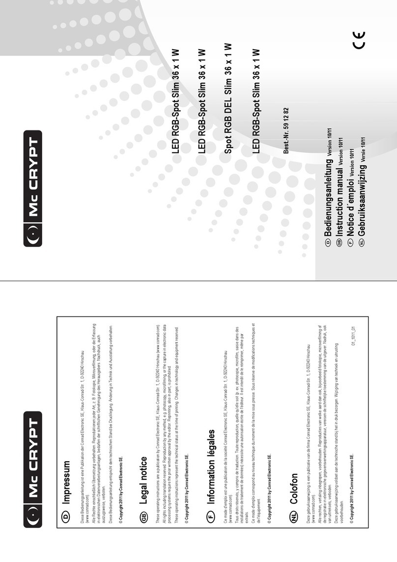 MC Crypt 59 12 82 User manual