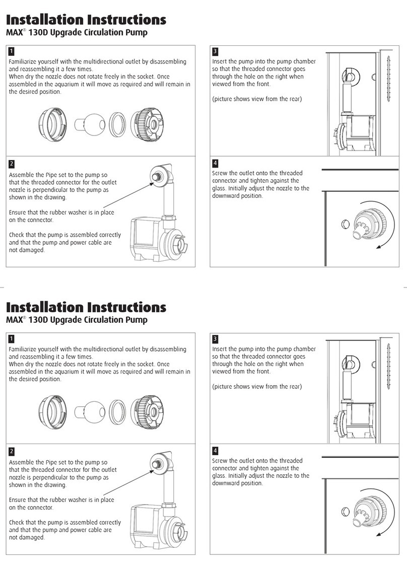 Red Sea Max 130D installation instructions