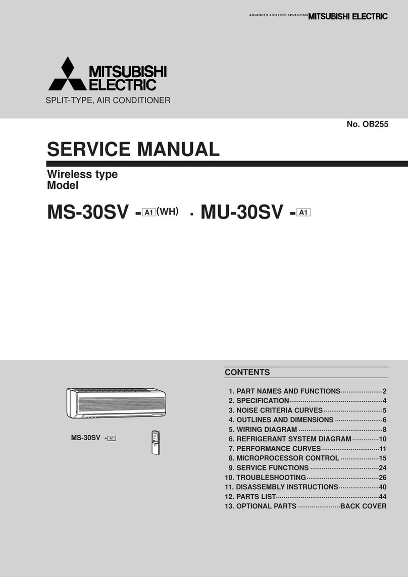 Mitsubishi Electric MS-30SV-A1 Service manual