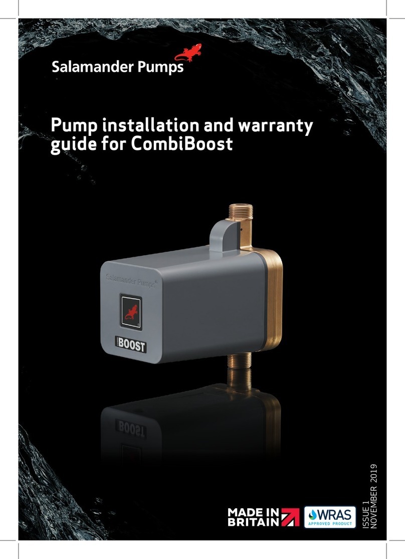 Salamander Pumps CombiBoost installation guide