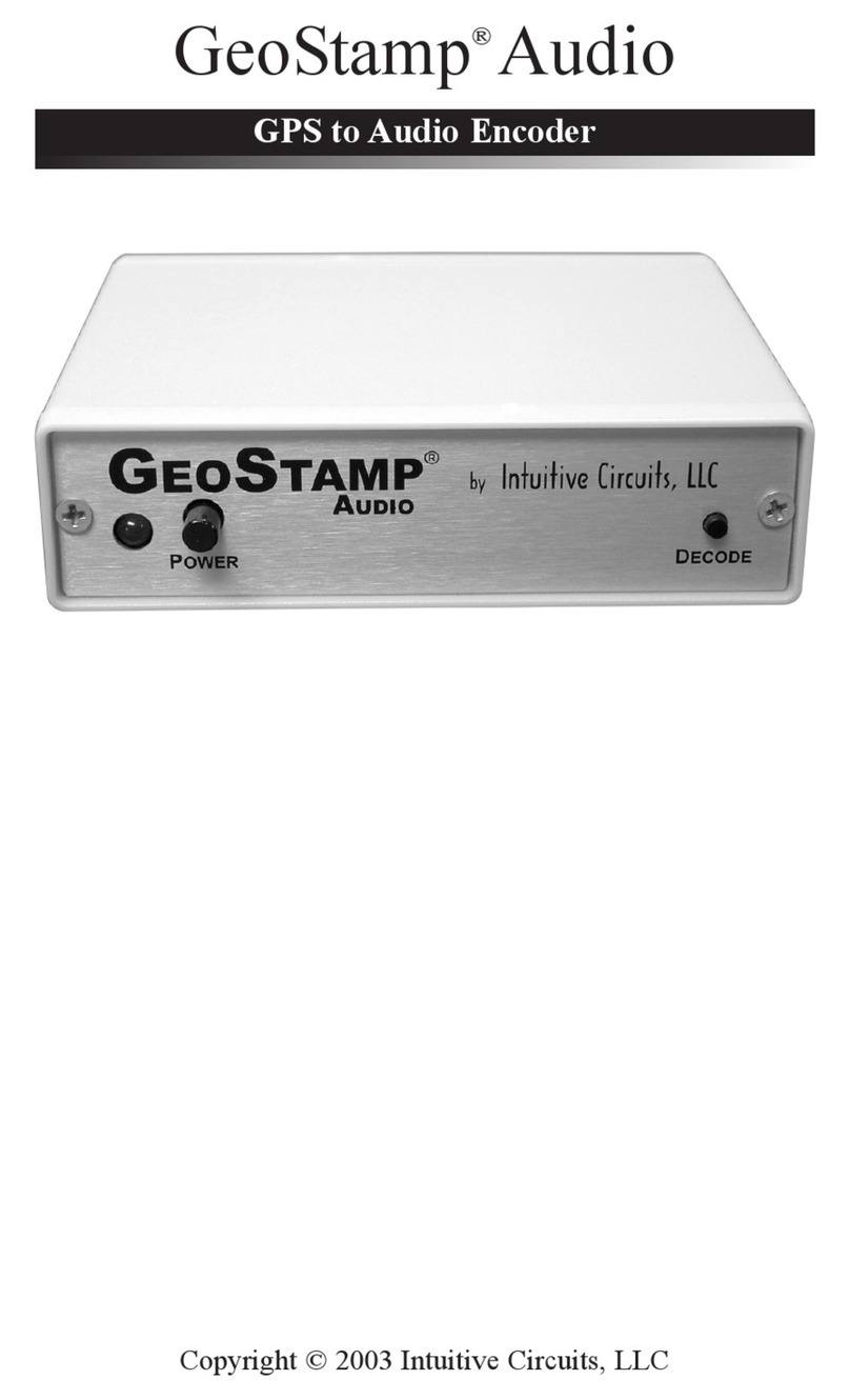 Intuitive Circuits GeoStamp Audio quick guide Intuitive Circuits GeoStamp Audio quick guide