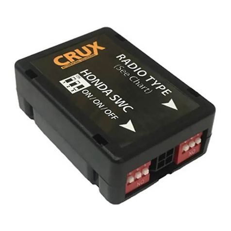 Crux SWRHN-62L quick guide