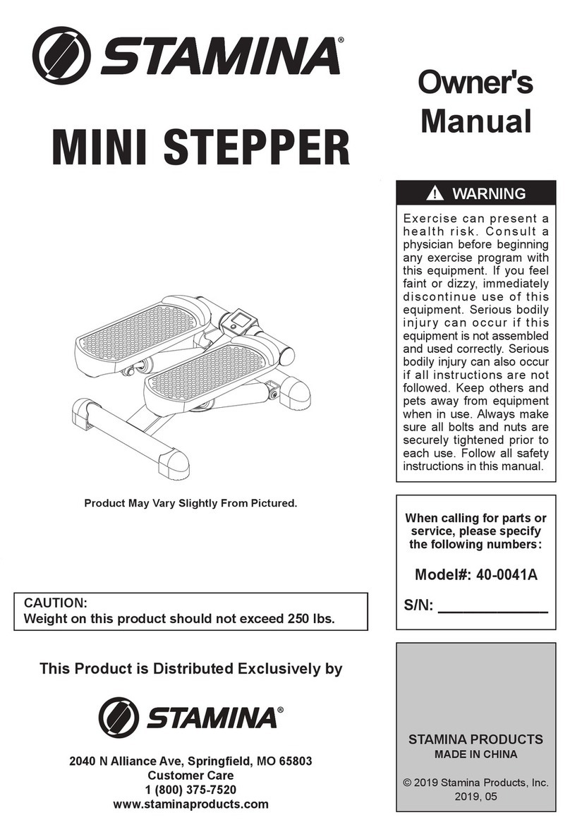 Stamina 40-0041A owner's manual