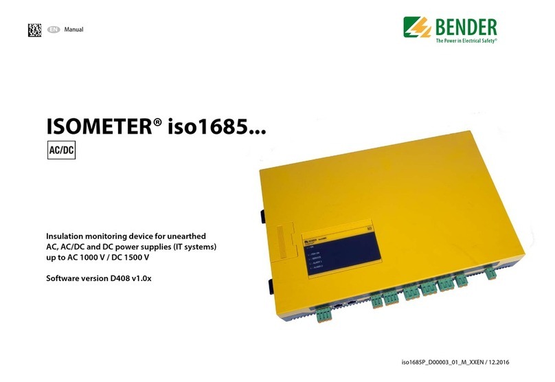 Bender iso1685 Series manual