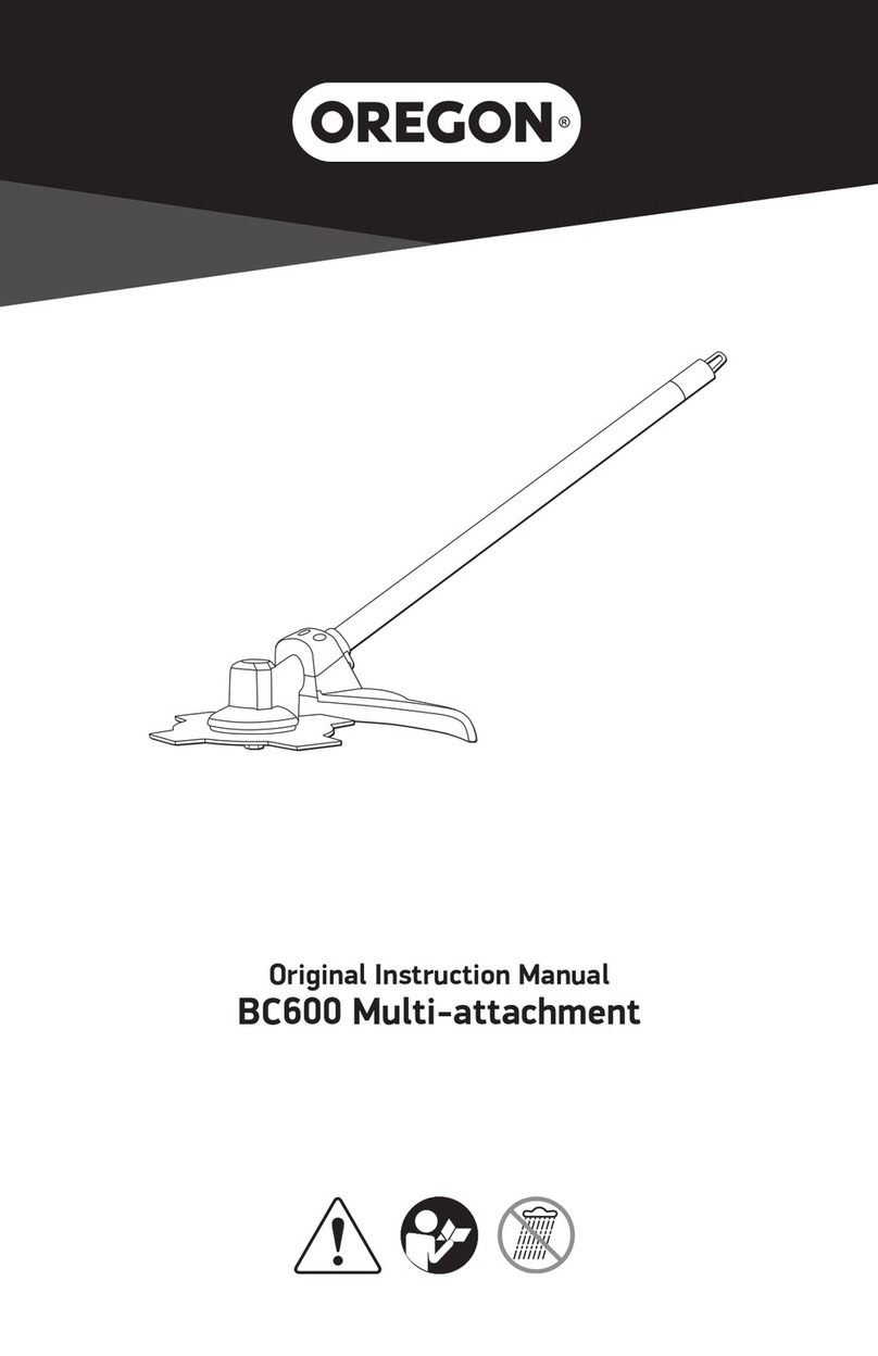 Oregon BC600 Multi-attachment User manual