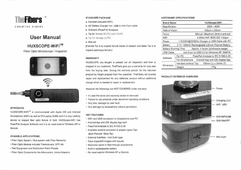 TheFibers HUXScope-WiFi user manual