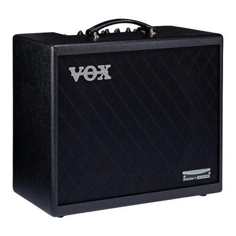 VOX Amplification Cambridge50 owner's manual