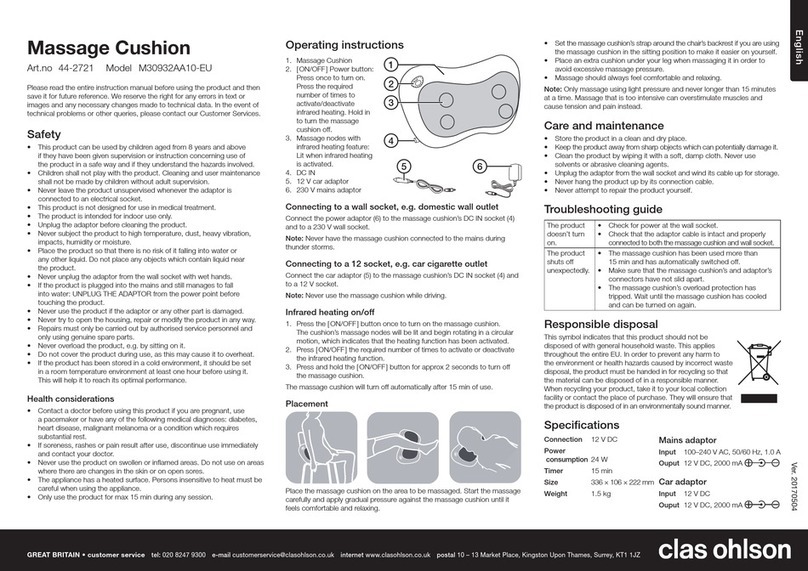 Clas Ohlson M30932AA10-EU operating instructions