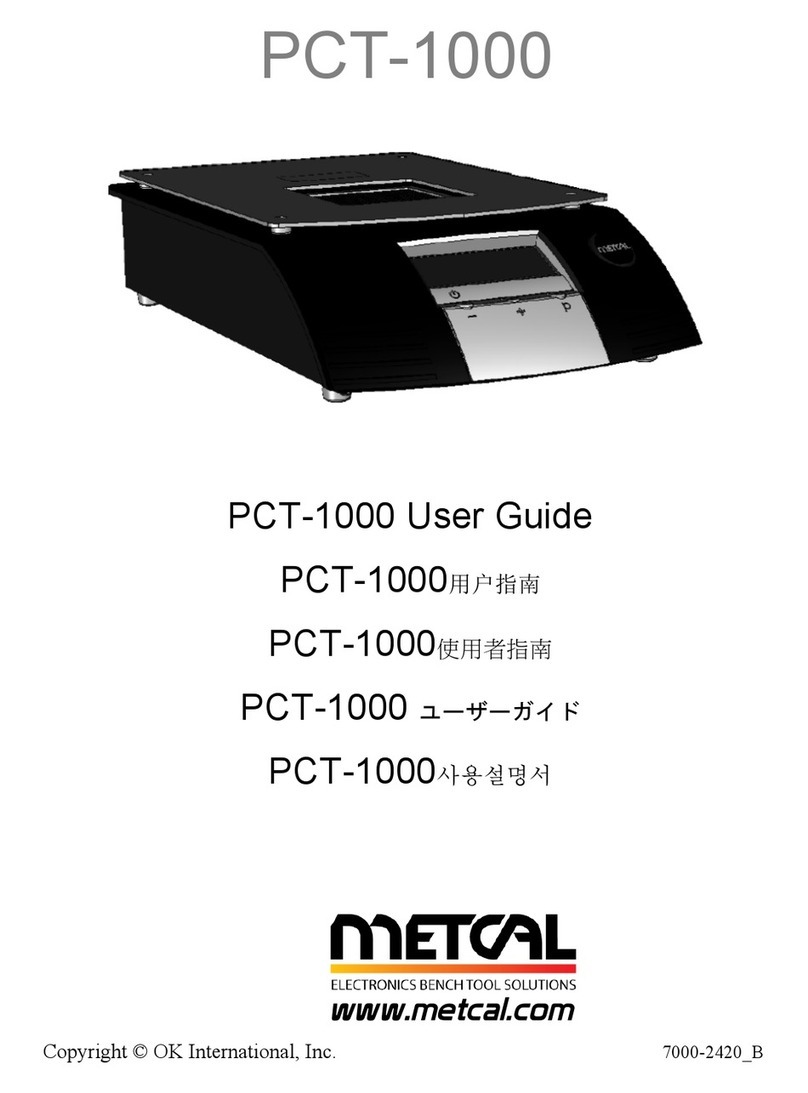 Metcal PCT-1000 user guide