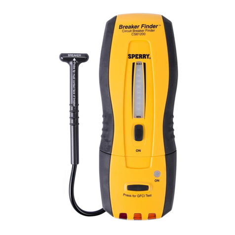 Sperry instruments Breaker Finder CS61200 User manual