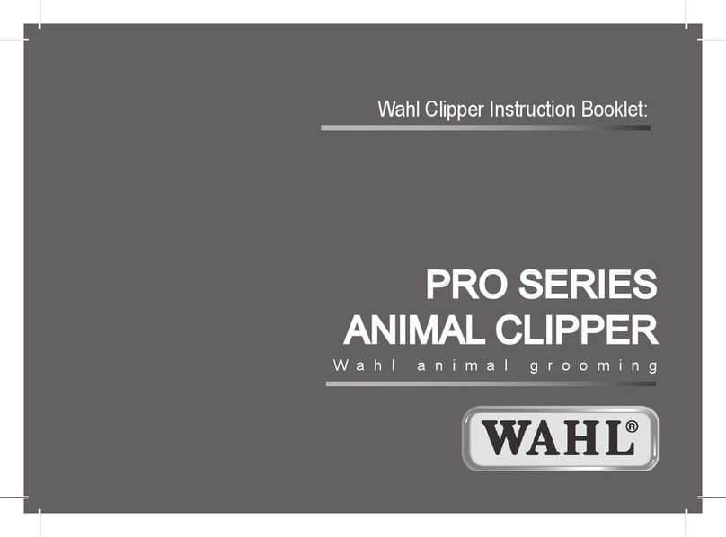Wahl PRO Series Instruction booklet