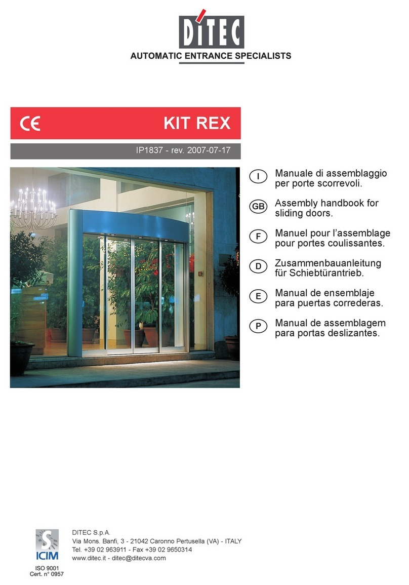 DITEC KREX1V User manual