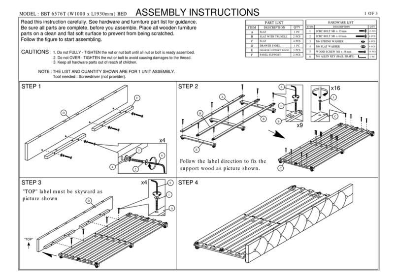 Wholesale Interiors BBT 6576T Assembly instructions Wholesale Interiors BBT 6576T Assembly instructions