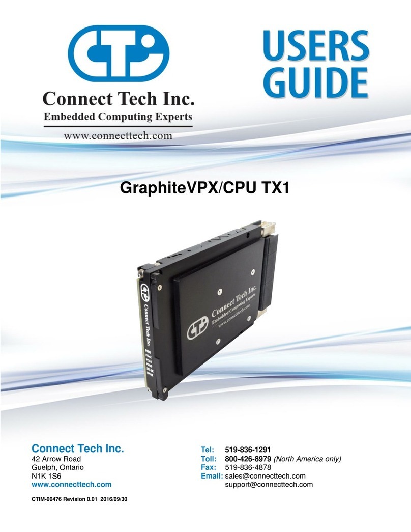 Connect Tech GraphiteVPX/CPU-TX1 user guide