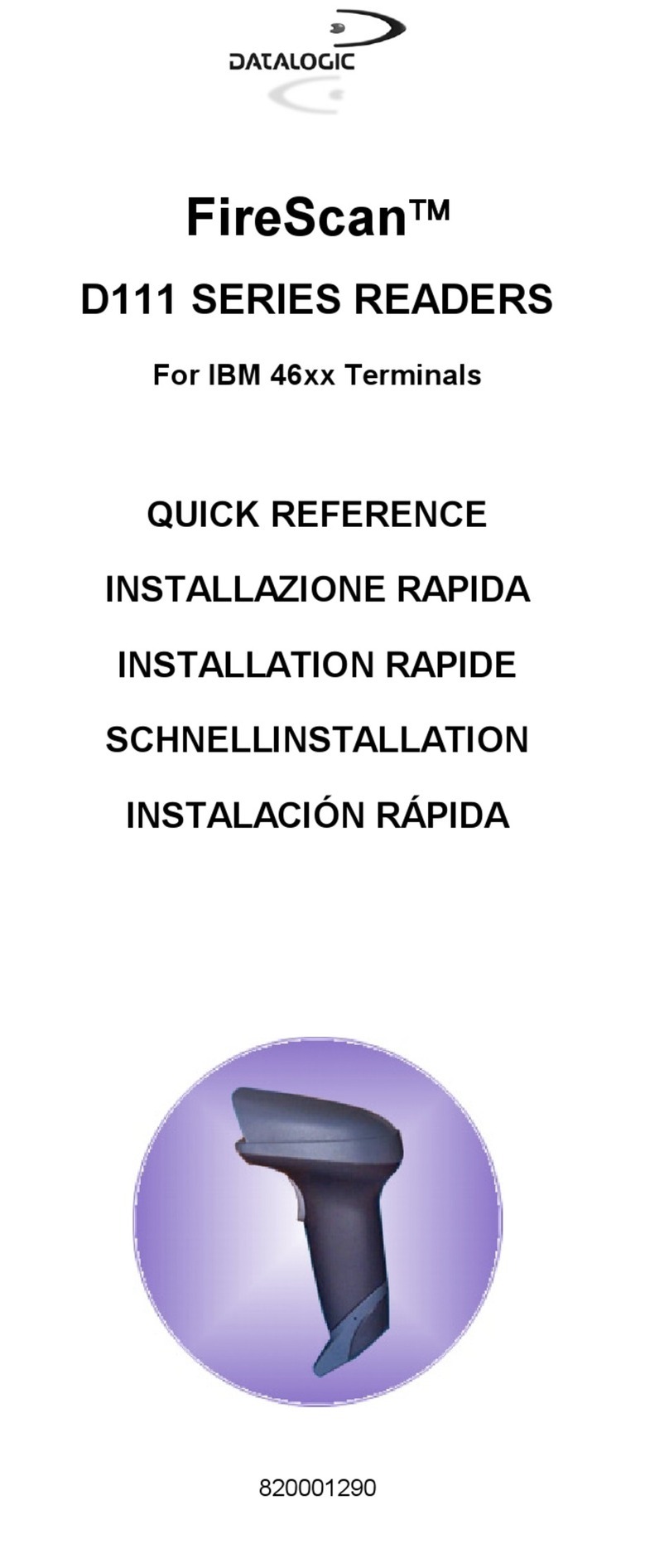 Datalogic FireScan D111 Series User manual