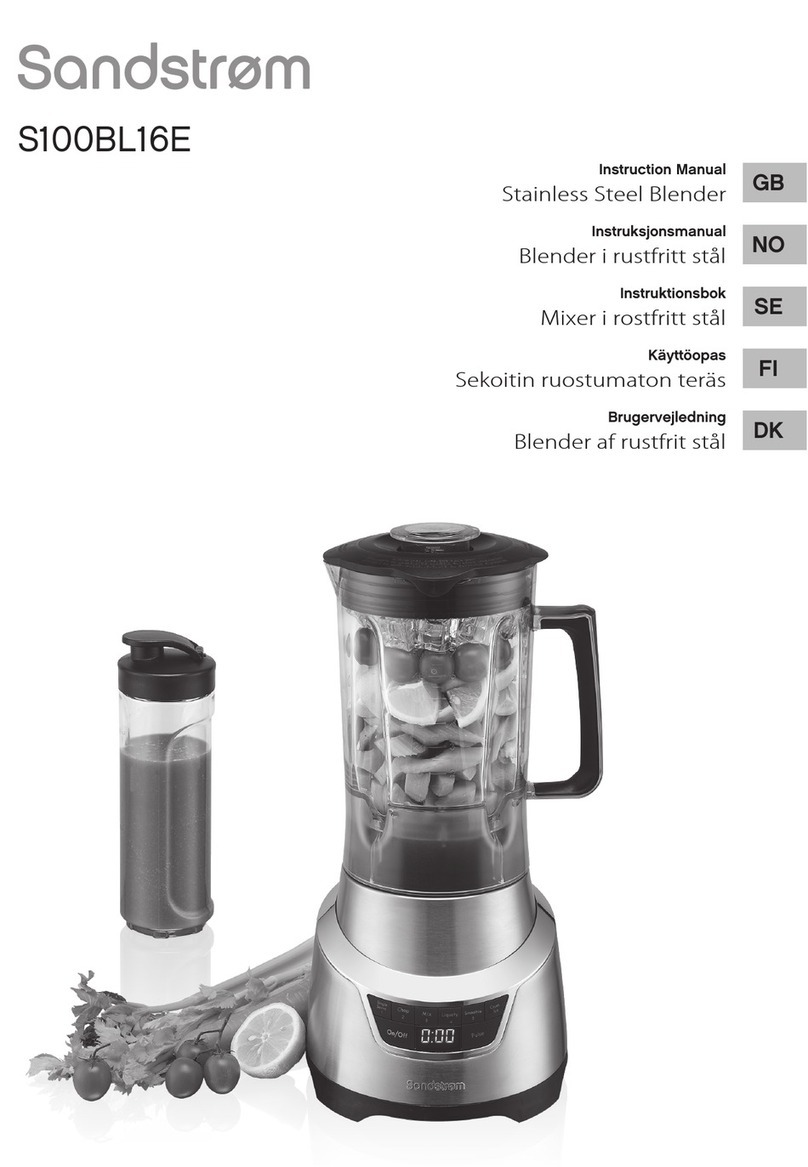 Sandstrom S100BL16E User manual
