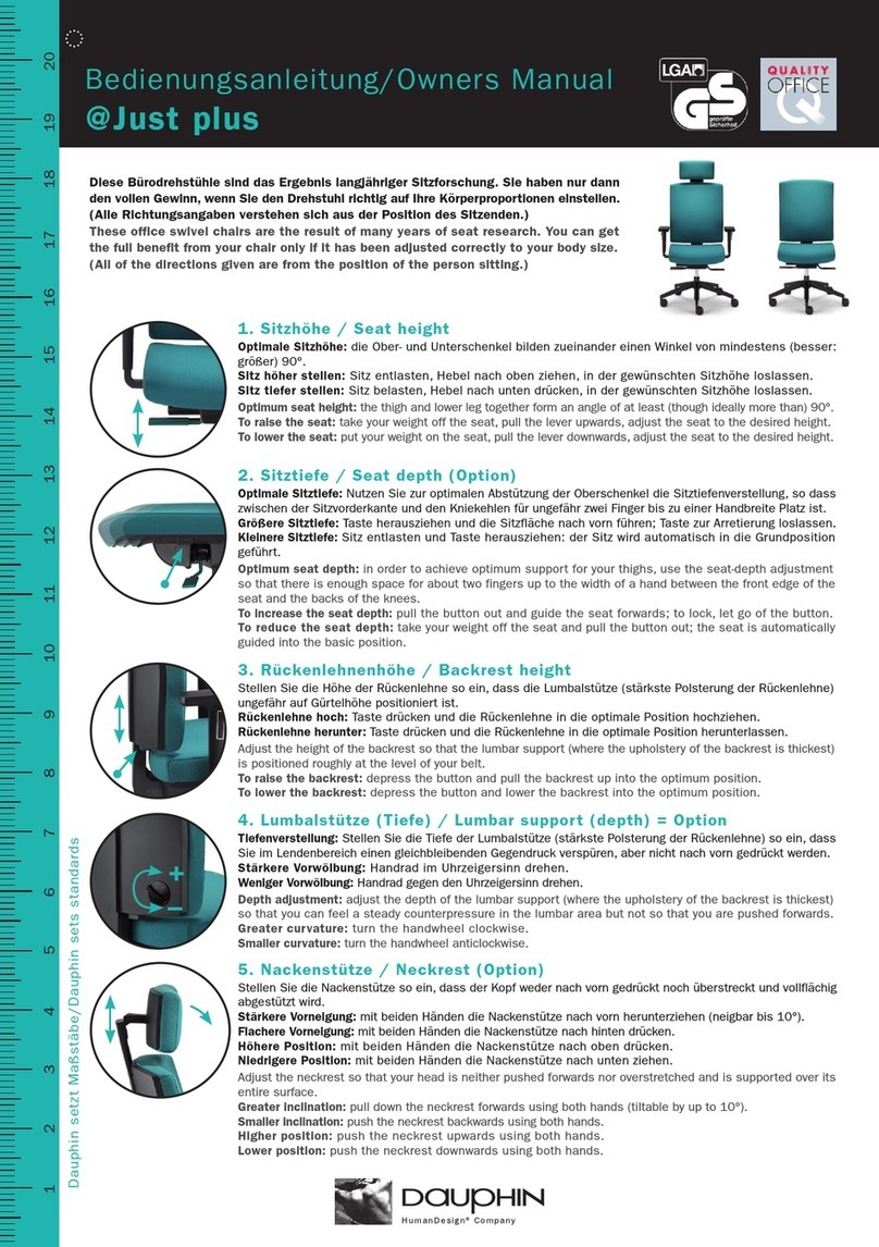 Dauphin Just plus User manual