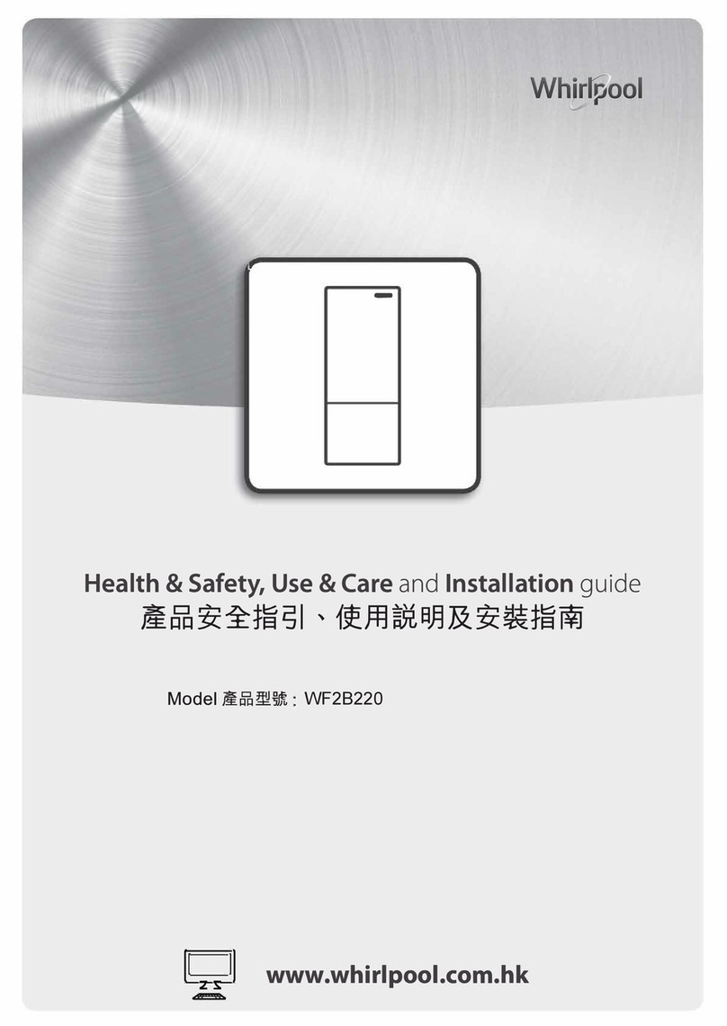 Whirlpool WF2B220 Installation guide