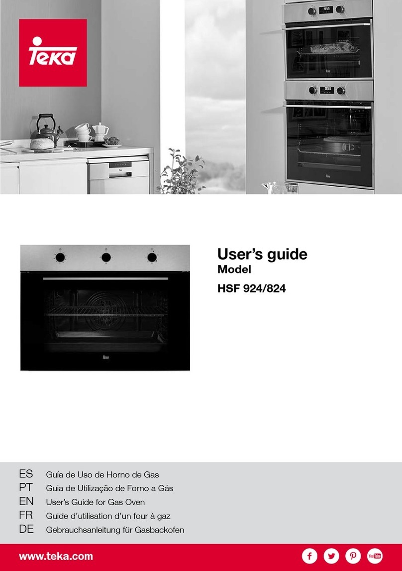 Teka HSF 924 824 user guide Teka HSF 924 824 user guide