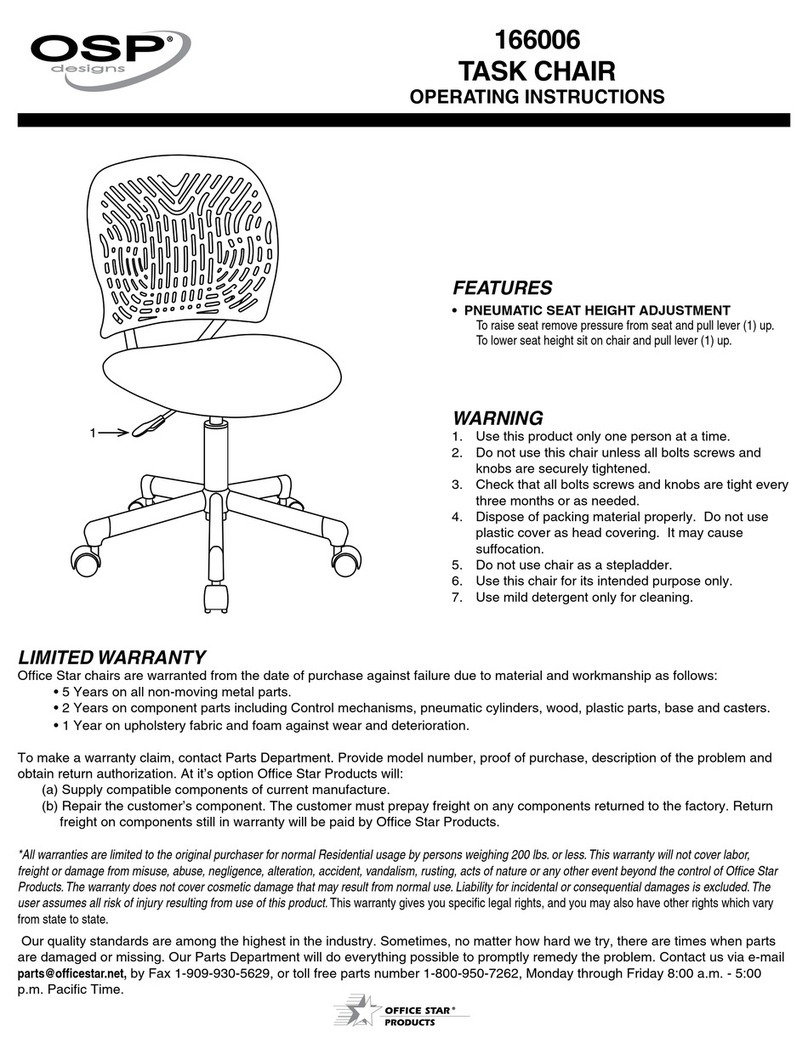 OSP Designs 166006 User manual OSP Designs 166006 User manual