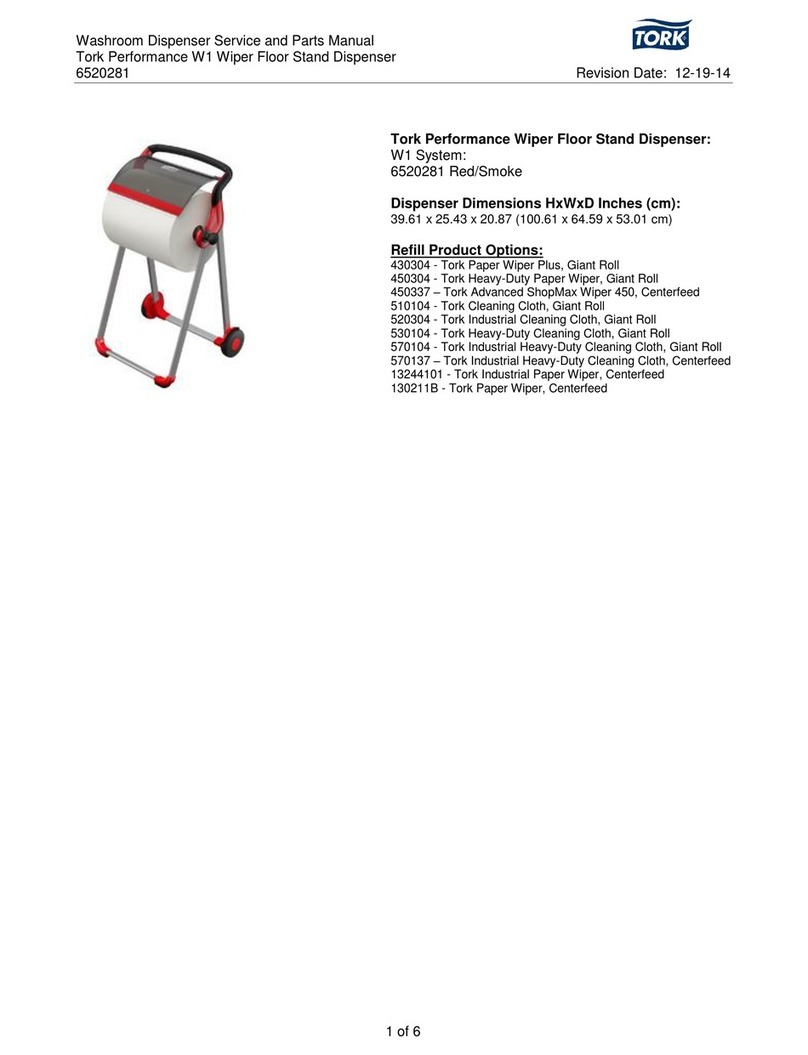 Tork Performance W1 Service and parts manual