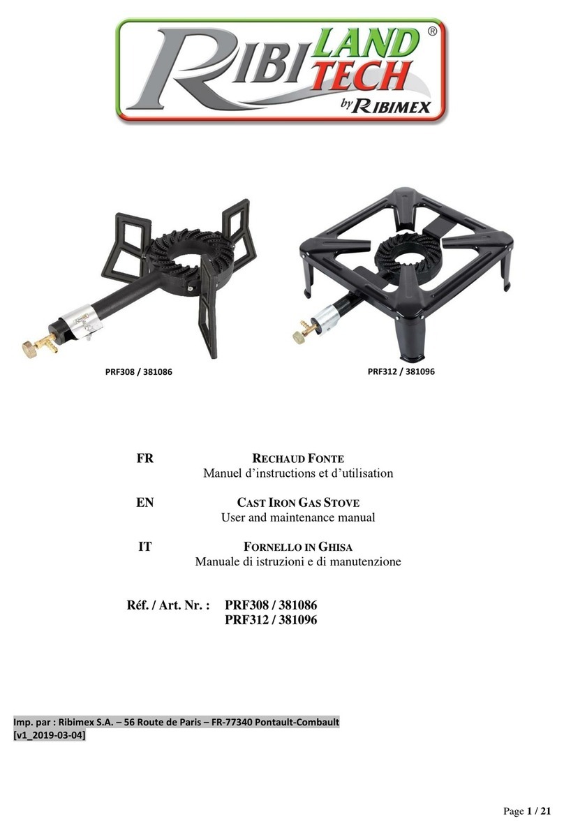 Ribimex RIBILANDTECH PRF308 User and maintenance manual