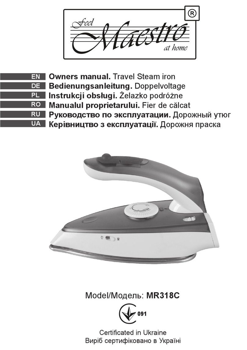 Feel-Maestro MR318C owner's manual