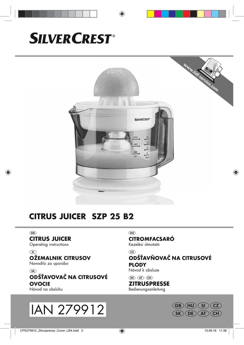 Silvercrest SZP 25 B2 User manual