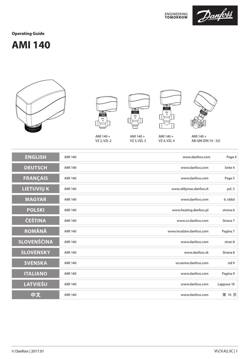 Danfoss AMI 140 User manual