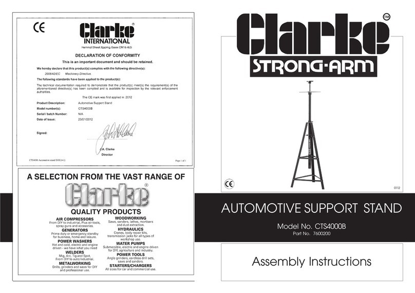 Clarke CTS4000B User manual