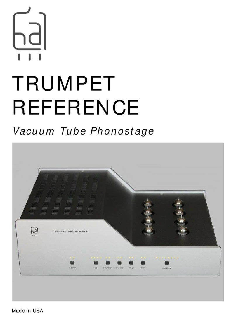 Hagerman Audio Labs TRUMPET REFERENCE User manual