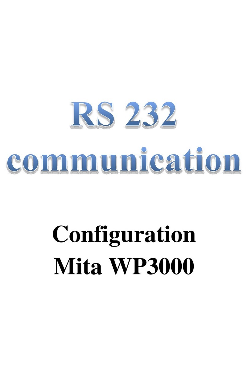 Mita WP3000 manual