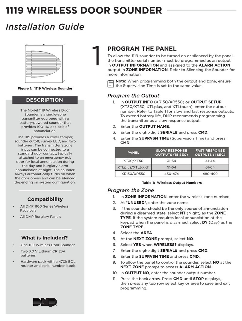DMP Electronics 1119 User manual