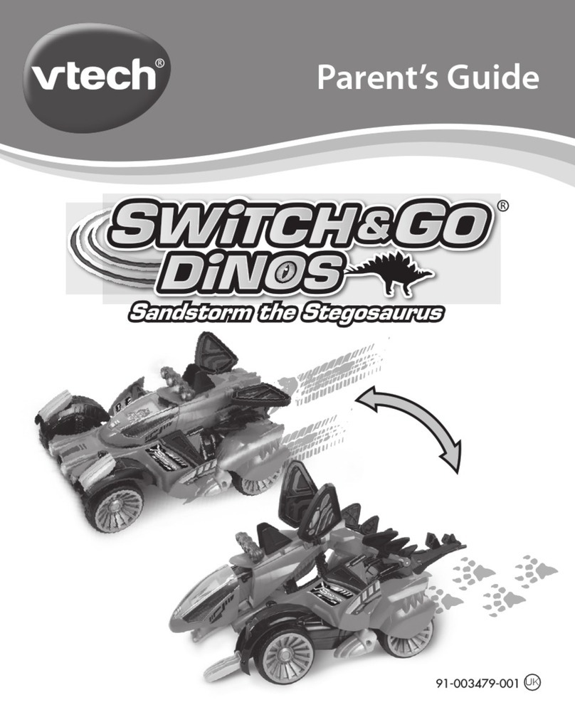V-tech Switch&Go Dinos Sandstorm The Stegosaurus Assembly Instructions