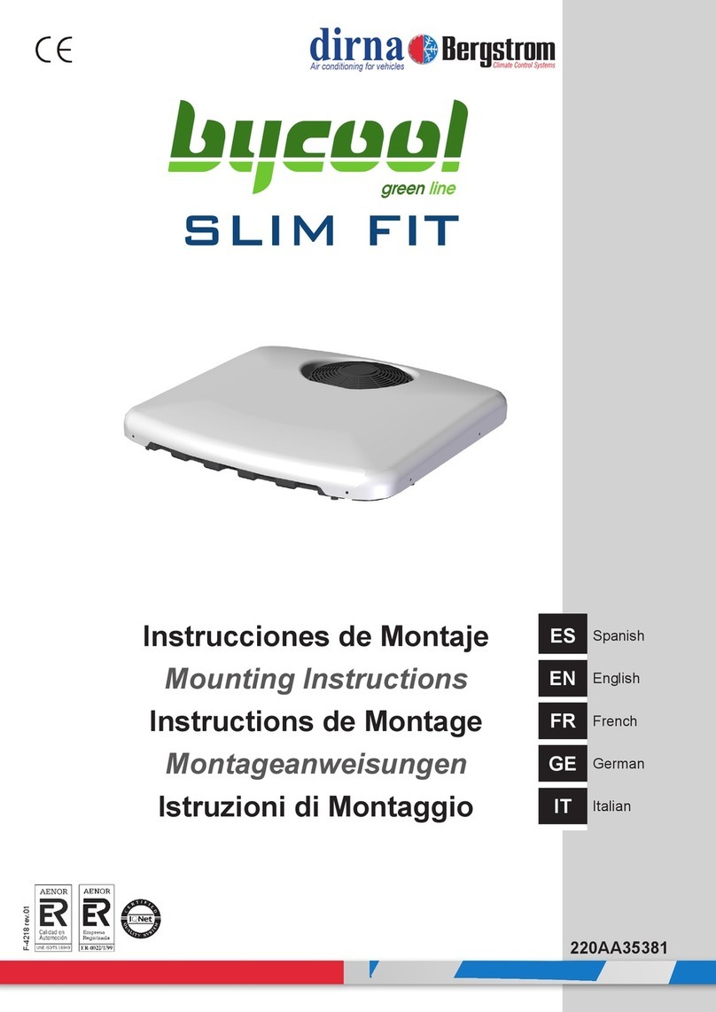 dirna Bergstrom bycool green Series User manual