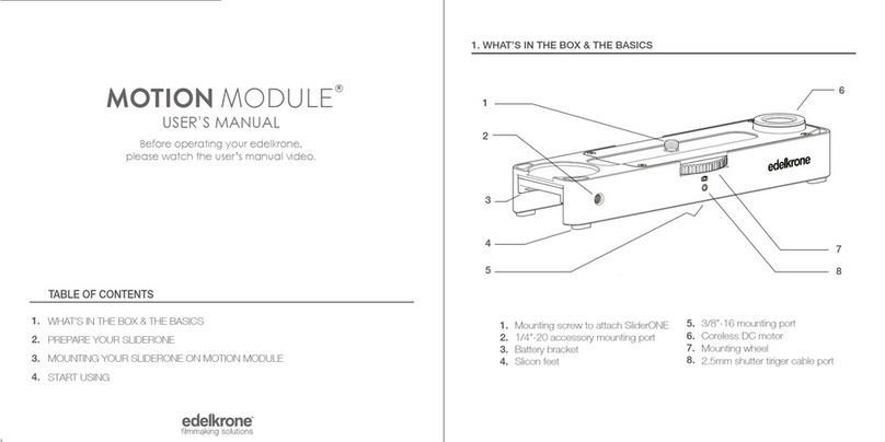 edelkrone MOTION MODULE user manual