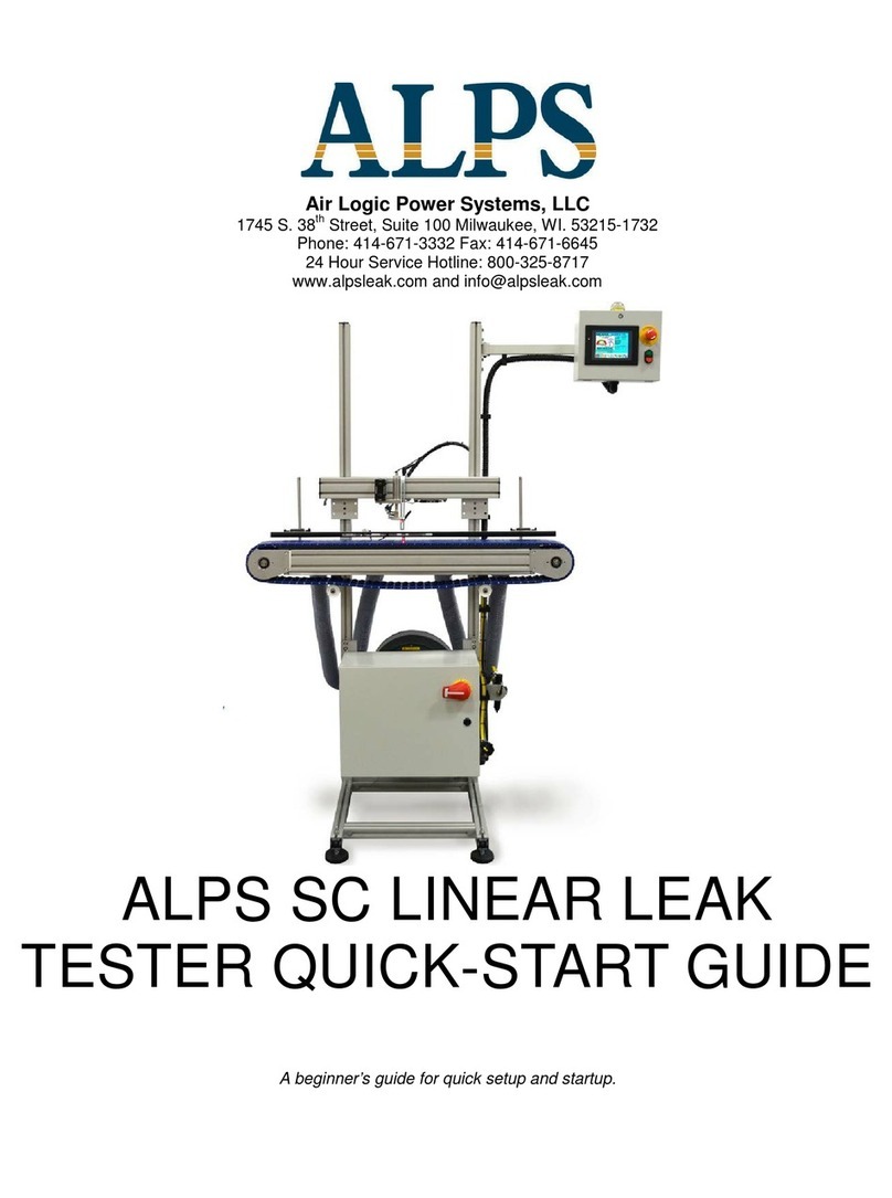 Alps Electric SC Linear Leak Tester quick start guide