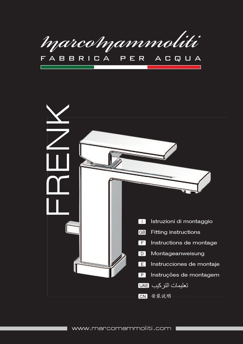 Marco Mammoliti FRENK LAVABO Fitting instructions