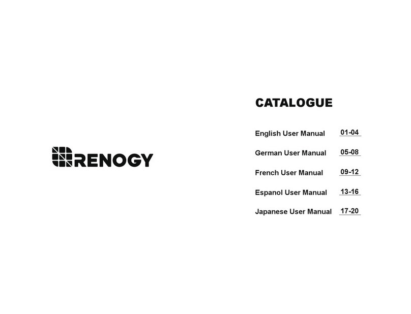 Renogy E.FLEX 21W R-SC001 User manual Renogy E.FLEX 21W R-SC001 User manual