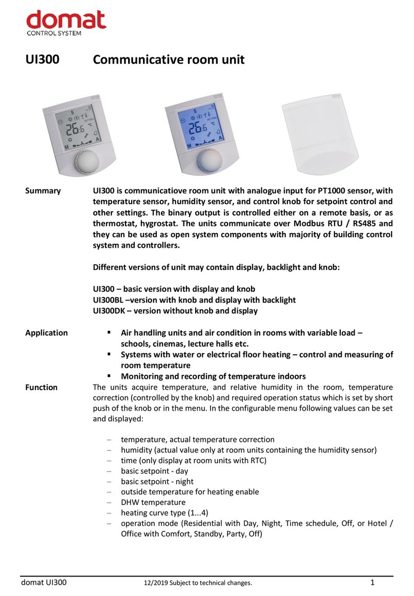 domat UI300 manual
