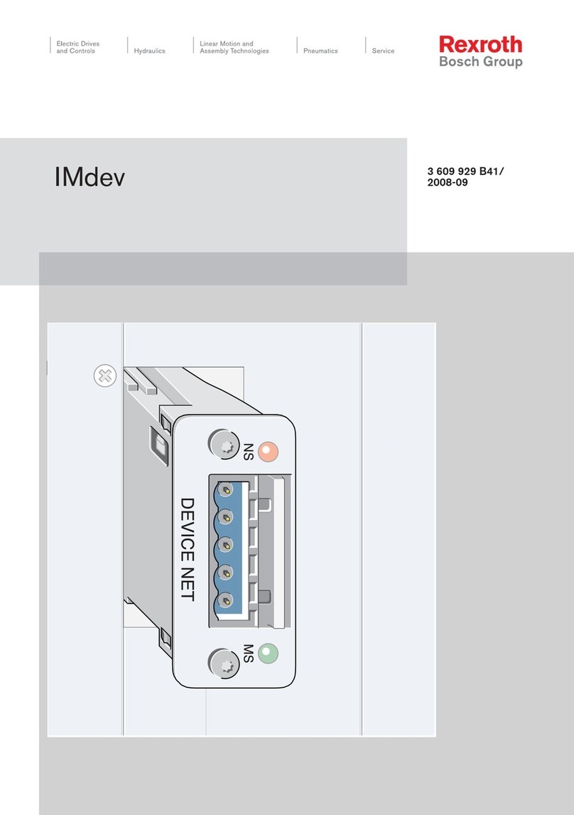 Bosch Rexroth IMdev User manual