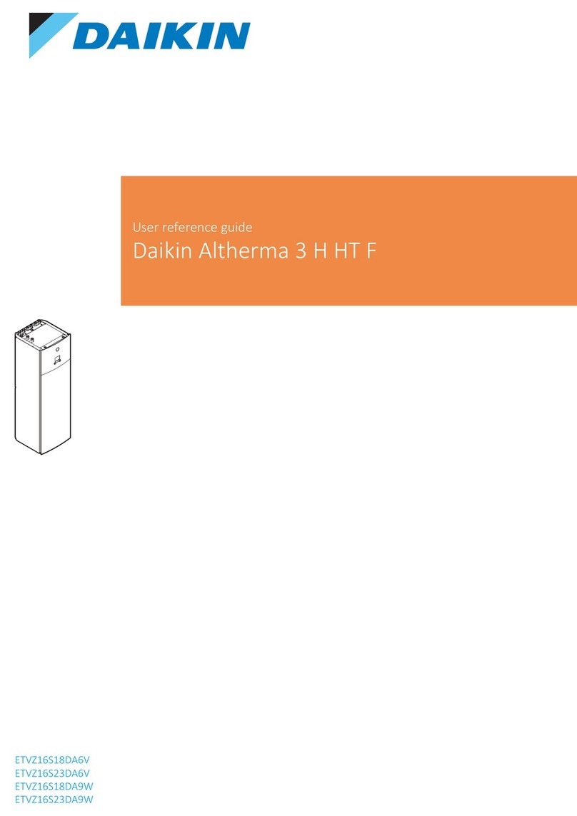 Daikin Altherma 3 H HT F User reference guide