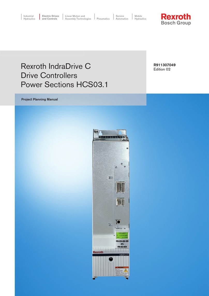 Bosch Rexroth IndraDrive C HCS03.1 Planning Manual