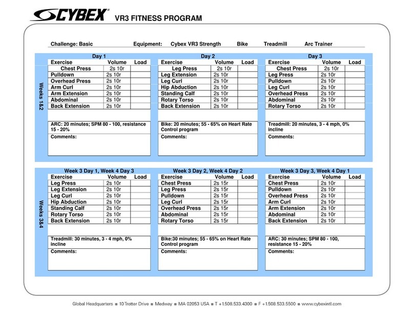 CYBEX VR3 manual