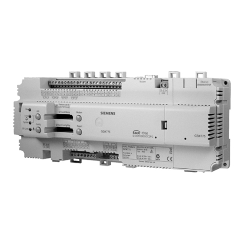 Siemens Synco ZW775 V2.0 Commissioning instructions